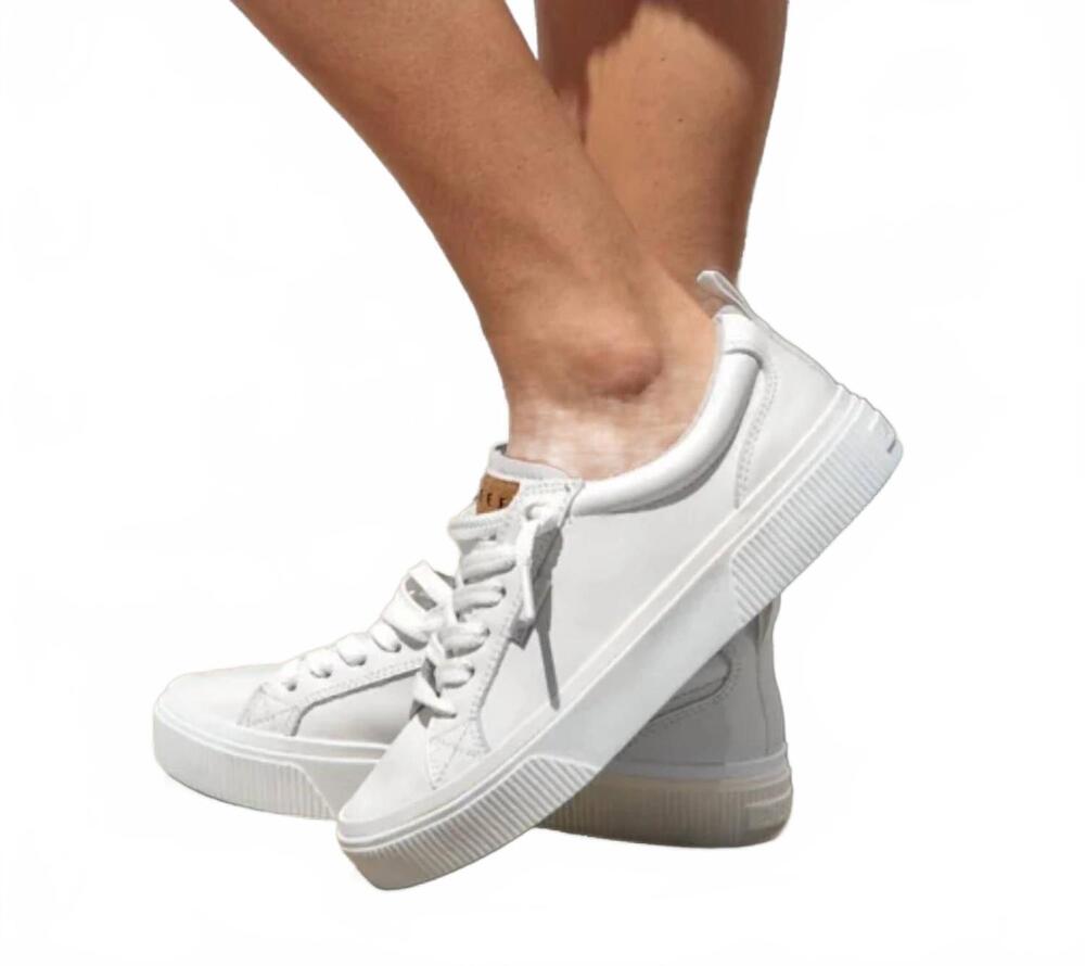 NEW REEF women's lay day dawn leather shoes in white - Picture 2 of 2